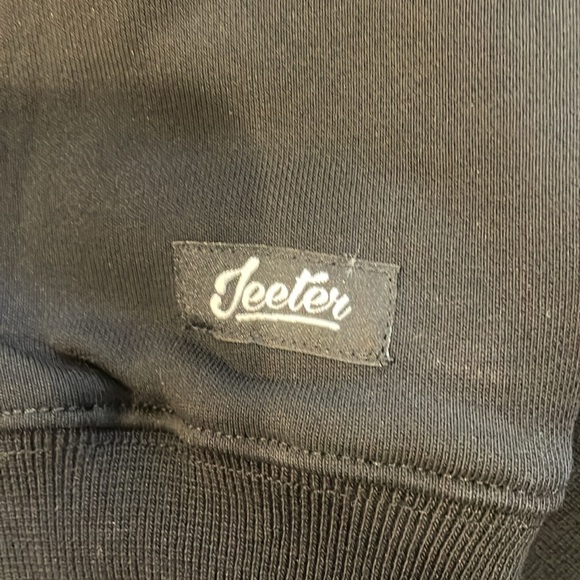 JEETER Classic Crewneck Sweatshirt Size medium New with Tags black - Picture 8 of 10